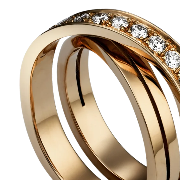 gold ring with diamonds jewelry