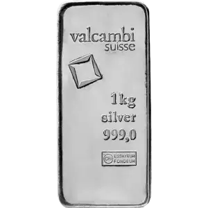 1 Kilo Silver Bar - Valcambi