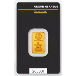 5g Gold Bar - Argor-Heraeus  (2)