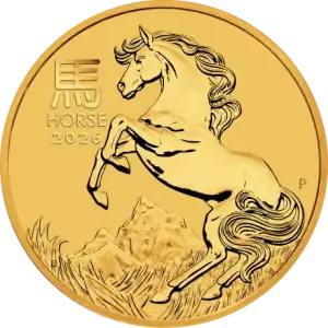 1/2oz Gold Coin - Lunar Series III: Year of the Horse - 2026 (2)